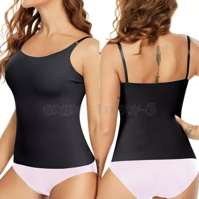 Womens Tummy Waist Firm Control Body Shaper Seamless Slimming Shapewear Vest Top