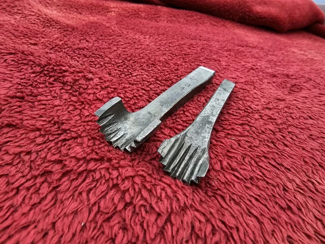 Punzones de cuero vintage de 5/8"" y 3/4