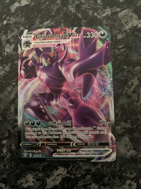 grimmsnarl vmax pokemon card price Grimmsnarl Vmax (115/189) main image 0