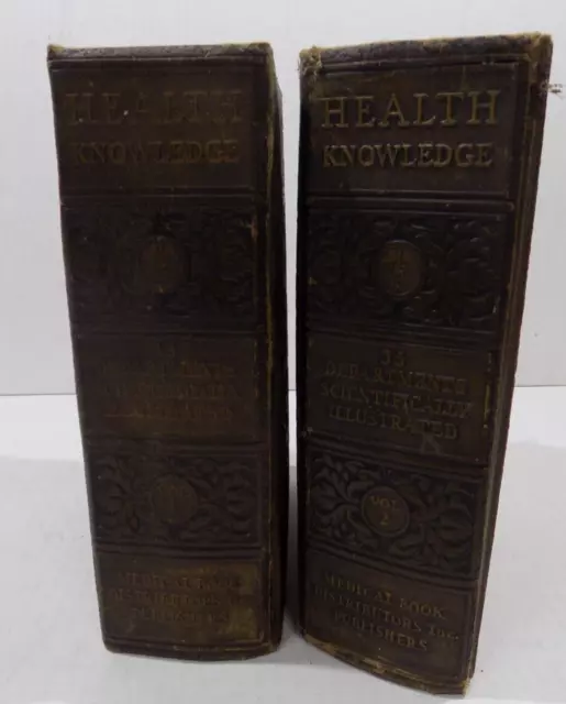 Health Knowledge-The Most Essential Thing In Life Volumes 1 & 2 1931 J.L. Corish