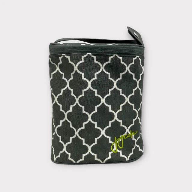 JJ COLE Baby Insulated Bottle Holder Pod Gray & White