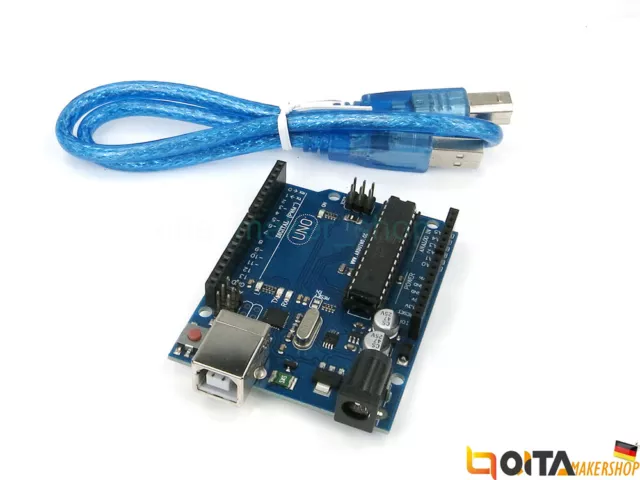 ATmega328P Board ATmega16U2 kompatibel with Arduino Uno R3 mit USB Kabel