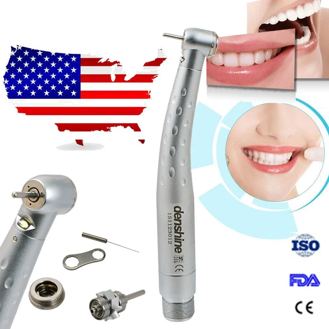Denshine E-generator Fiber Optic LED Handpiece Push Button