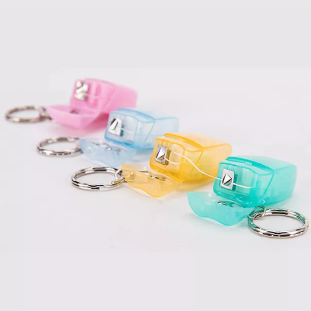 15Meter Dental Floss Portable Floss Flat Line Tooth Keychain Mint Flavor Floss