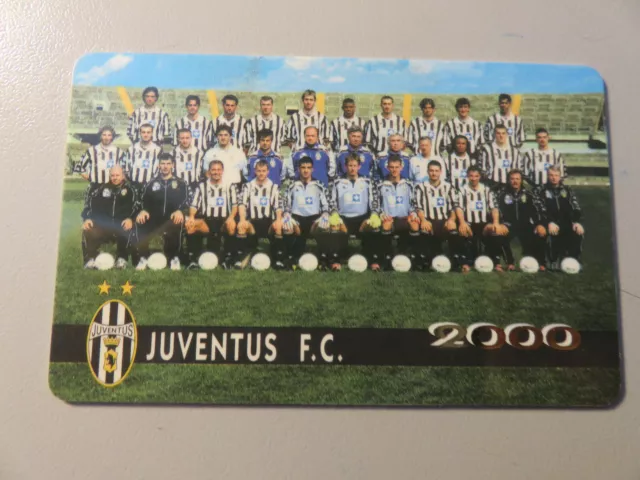 Tarjeta Telefónica Juventus FC 2000 Papel Telefónica De Colección Nuevo