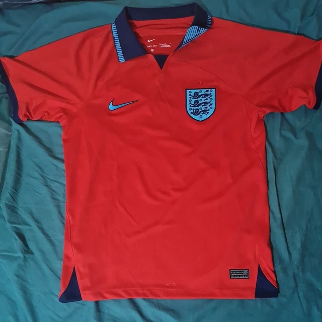 ENGLAND AWAY FOOTBALL Shirt World Cup 2022 Mens Medium £25.00 PicClick UK