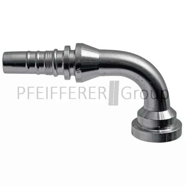 Pressnippel Interlock SAE Flansch PN 32 SFS 1.1/2" 90° IL