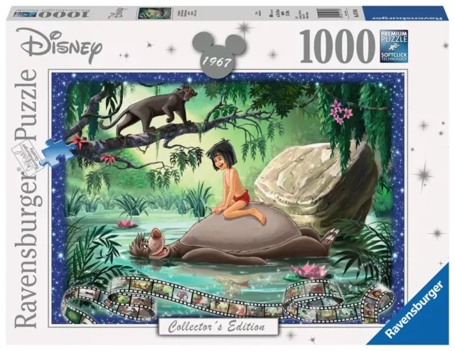 Ravensburger Puzzle: 1000 Teile - Disney: Dschungel Buch - Mogly Mowgli Balu