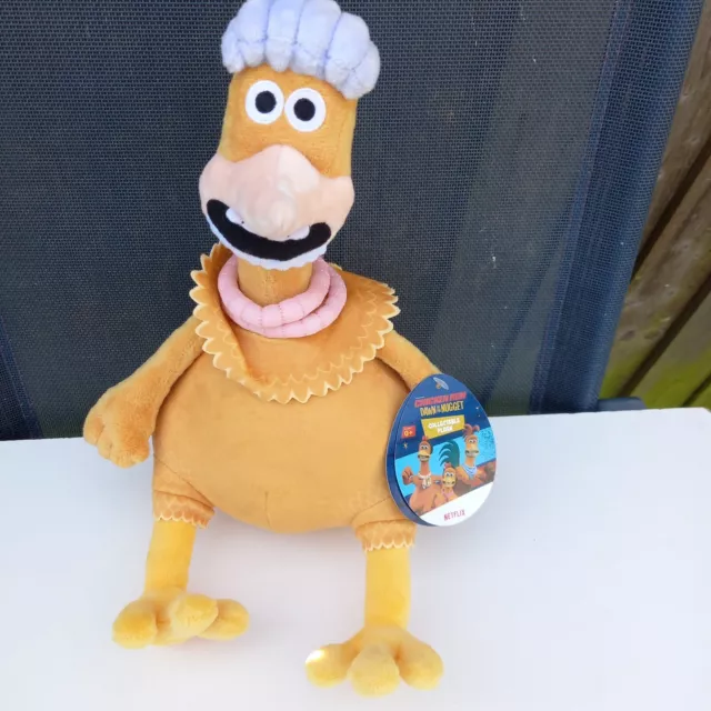 Chicken Run Dawn Of The Nugget Soft Toy Brand New With Tags