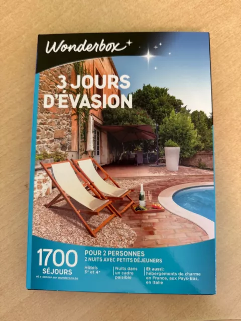 Wonderbox 3 jours d'évasion