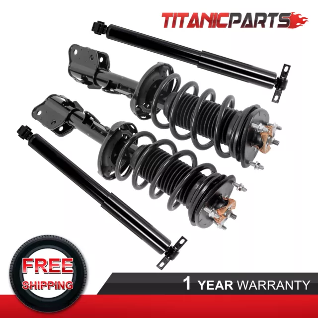 Set(4) Full Set Gas Shocks Complete Struts Assembly For 2011-2012 Honda Odyssey