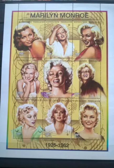 Togo 1997 Kleinbogen Marilyn Monroe postfrisch