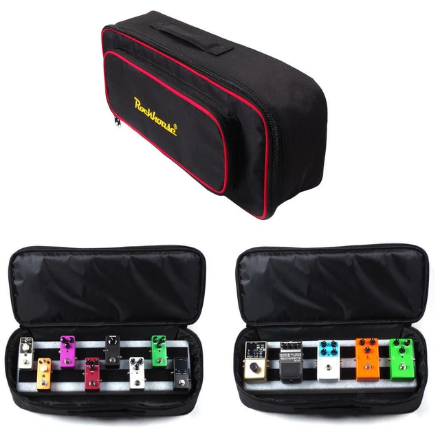 Guitar Effects Pedal Board Carry Bag Padded Utility Pedalboard Case 21x5x12"