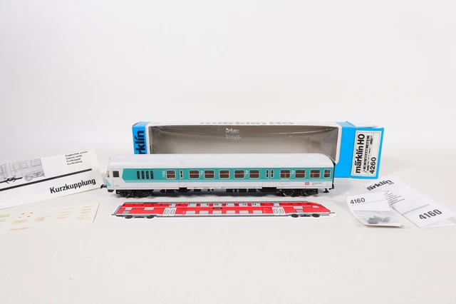 MÄRKLIN H0 AC 4260 Control Car Commuter DB Nem Kk Kkk Top + Sealed # ...