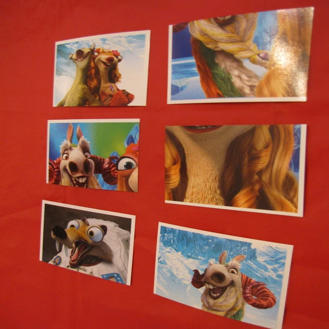 LOTTO FIGURINE ESSELUNGA l'era glaciale in rotta di collisione 84 86 88