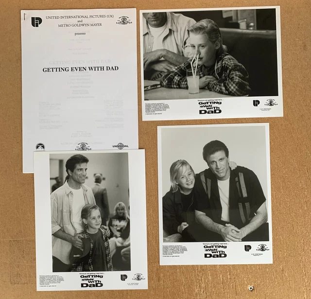 GETTING EVEN WITH Dad (1994) Movie Press Kit Macaulay Culkin Ted Danson ...