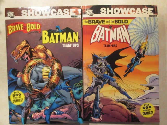 Showcase Presents: The Brave and the Bold Batman Team-Ups Vol 1 & 2 PB x2 set DC