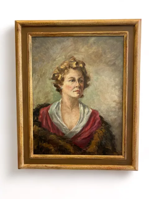 1950s Impressionist portrait of a Lady