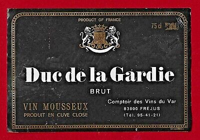 Etiquette de Vin-Volnay Mousseux-Bourgogne-Domaine Lupé-Cholet-Réf.n°255 