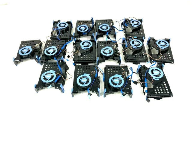 Lot of 14 Dell Optiplex 740 745 755 Hard Drive Caddy +Fan SFF NY290 NH645