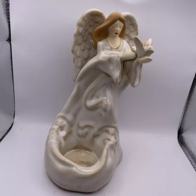 Yankee Candle Angel Wings Dove  Candle Holder Heavenly Angel Collection B11