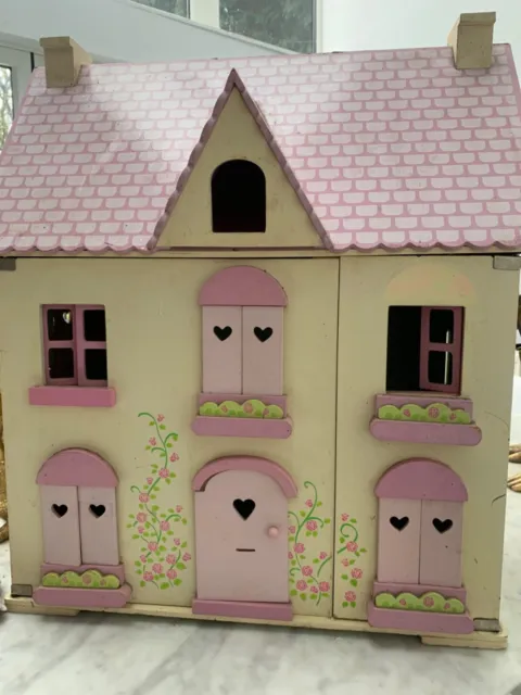 rose cottage wooden dolls house