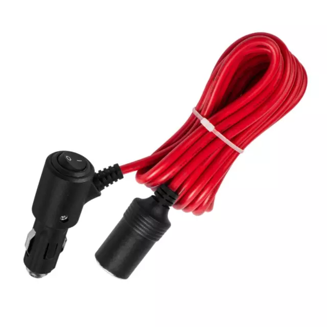 Cigarette Lighter Extension Cord 12V-24V for Tire inflators Mini Fridge