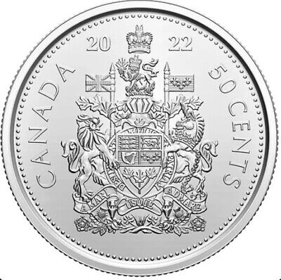 Set of 6 2022 Canadian Coins. Mint UNC Canada Toon $2 Loonie $1 50c 25c 10c 5c 3