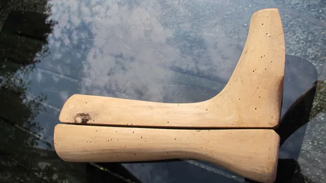 Forme de Cordonnier bottier en bois de hêtre Paul Damelon