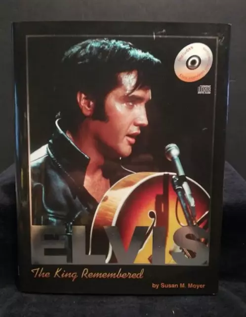 Elvis The King Remembered 2002 by Susan Moyer/ w Audio CD/Pre-owned/Used.