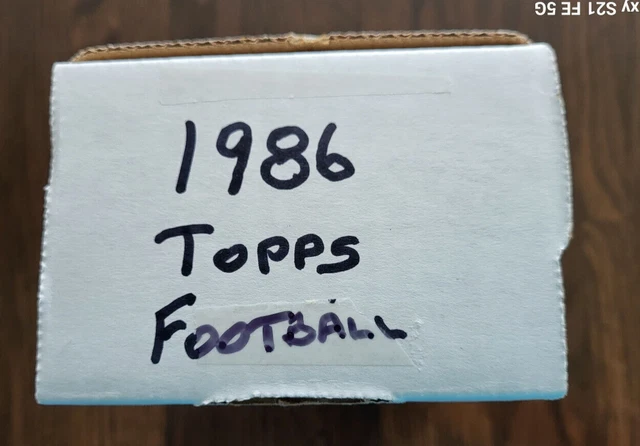 1986 Topps Football Complete Set ... Jerry Rice Steve Young Reggie White RCs!+