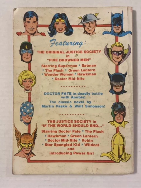 DC Special Blue Ribbon Digest #3 (1980) Justice Society VG/FN or Better 3
