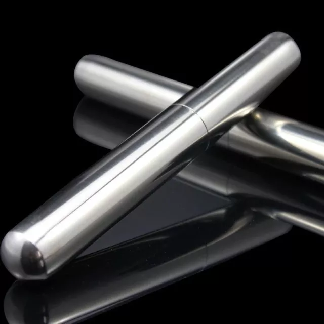 17cm Long Stainless Steel Cigar Case Tube Holder Container Gift For Man 3