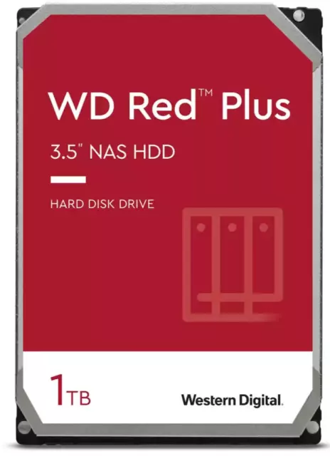 Western Digital Red Plus 4TB 3,5 Zoll NAS-Festplatte (WD40EFPX) Replacement Unit