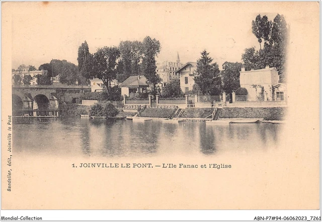 ABNP7-94-0559 - JOINVILLE-LE-PONT - l'ile fanac et l'eglise