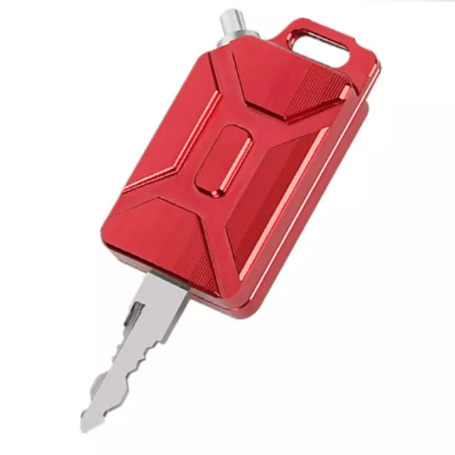 High-Quality 3D CNC Oil Tank Shape Motorcycle Key Cover Keychain For Suzuki