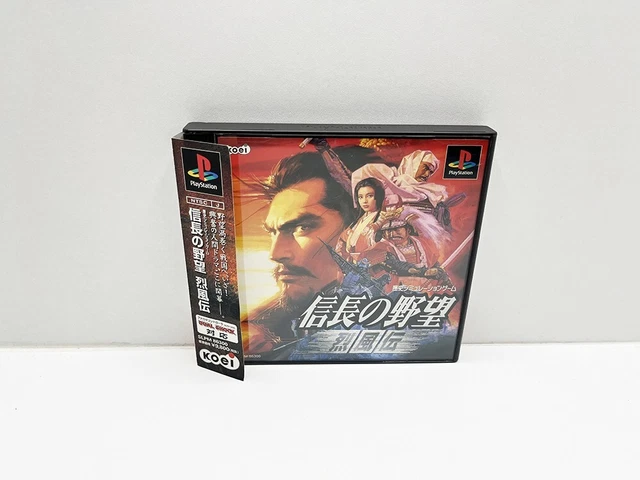Jeu PS1 Nobunaganoyabou Haouden - Version Japonaise - Très Bon État Complet