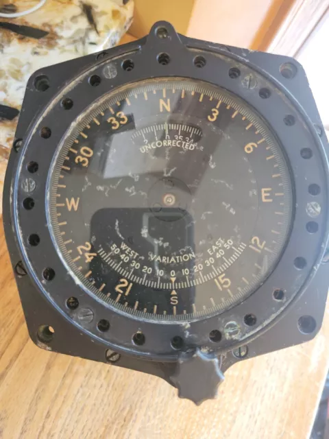 Rare WW2 US Army Air Force Bendix - Indicator - GYRO FLUX GATE COMPASS MASTER