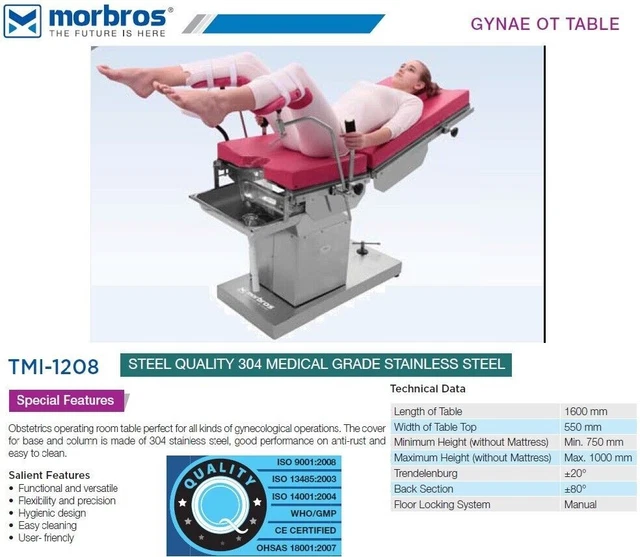Best OT TABLE OPERATION THEATER ELECTRIC GYNECOLOGICAL OBSTETRIC  SURGICAL TABLE