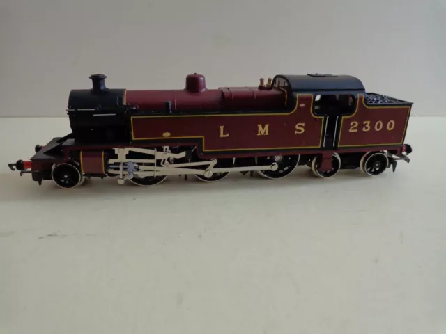 Hornby 00 gauge LMS Fowler 4P 2-6-4 tank locomotive, lined LMS crimson livery