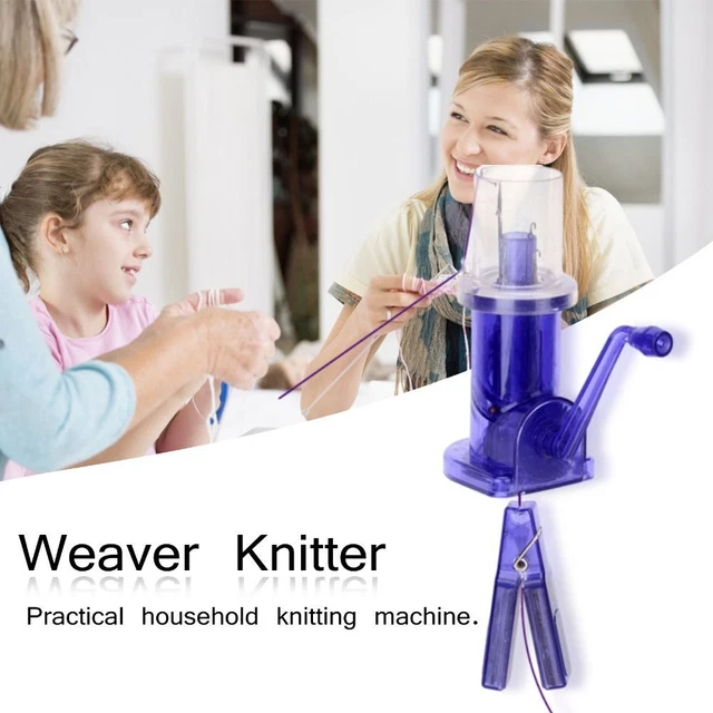 Weave Spool Knitter Weave Tool Knitting Machine Hand-operated Embellish-Knit