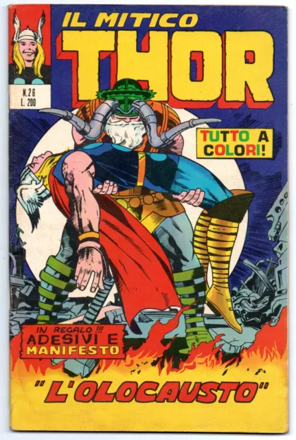 IL MITICO THOR corno N.26 L'OLOCAUSTO i vendicatori storie di asgard hulk 1972