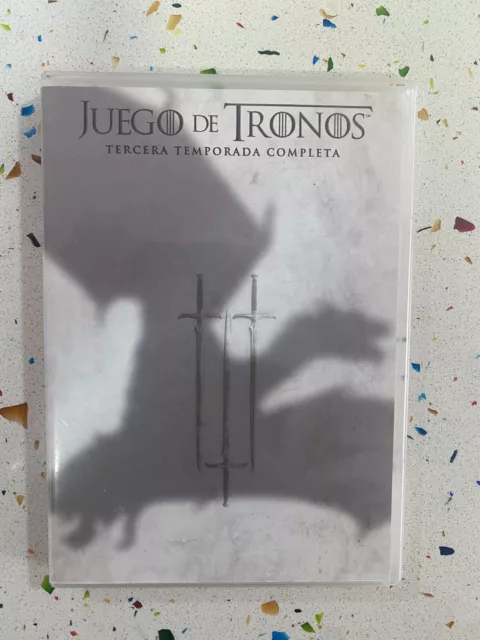 JUEGO DE TRONOS 3ª TERCERA TEMPORADA COMPLETA 5 x DVD ESPAÑOL INGLES FRANCES  AM