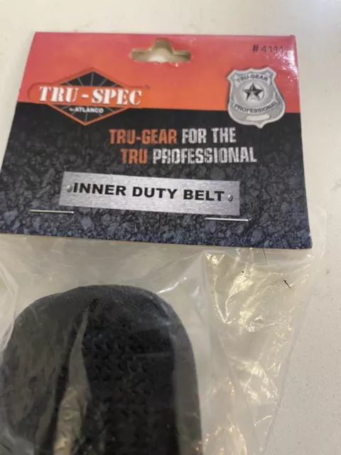 Tru Spec 4111003 Inner Duty Belt TRU GEAR Nylon Weatherproof Resistant SZ Small