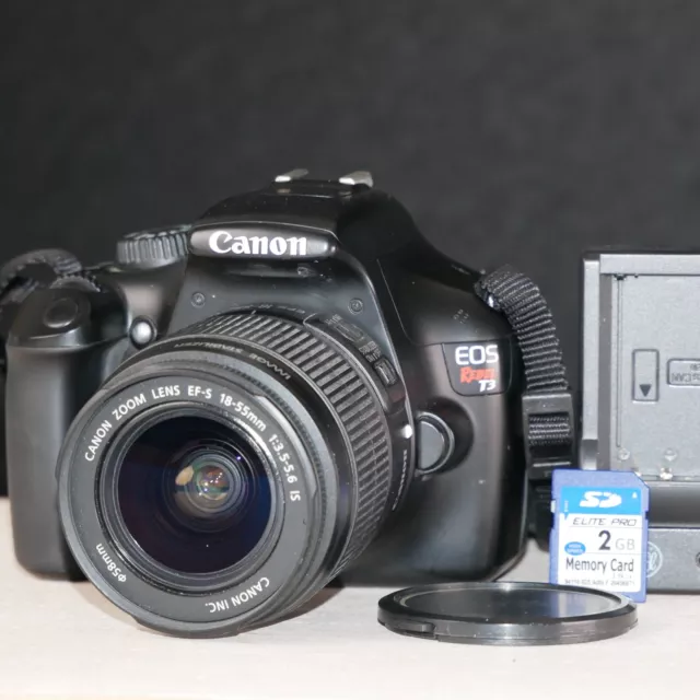Canon EOS Rebel T3 Digital SLR Camera Black DS126291 with EFS 18-55mm Lens W 2GB