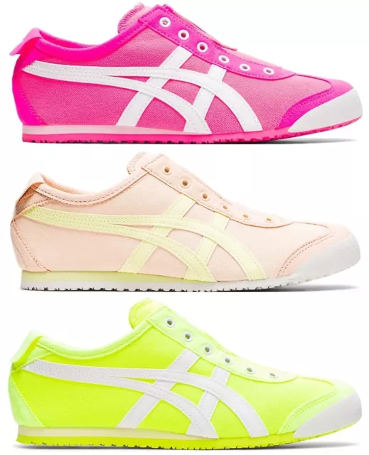 Scarpe Asics Onitsuka Tiger Mexico 66 Slip-On Donna Pastello Tessuto 1182A087