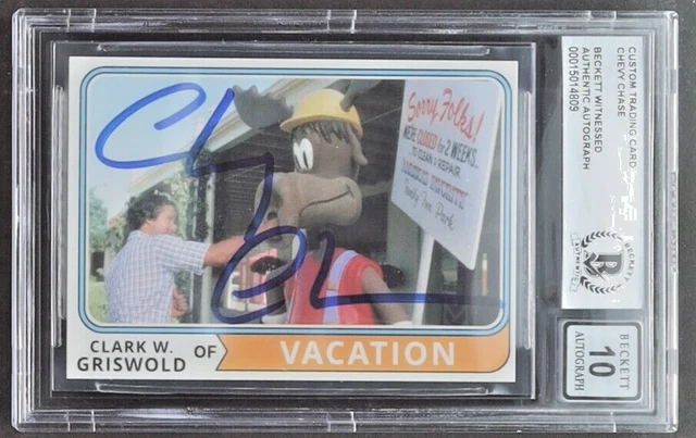 Chevy Chase Signed Autographed Clark Griswold Chicago Blackhawks Hoc – Sterling Autographs