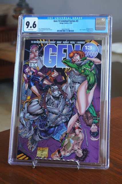 Gen 13 Issue #3 (CGC 9.6) Newly Graded Image Comics Pitt