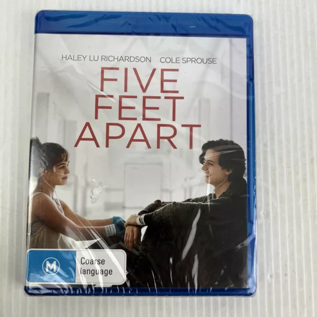 Five Feet Apart (Blu-ray, 2019) - Region B - Brand New Sealed