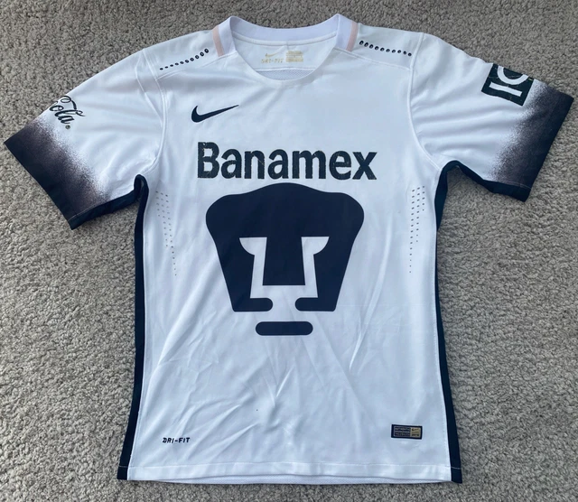 PUMAS UNAM MEXICO 2016 FOOTBALL SHIRT SIZE M Nike Dri Fit